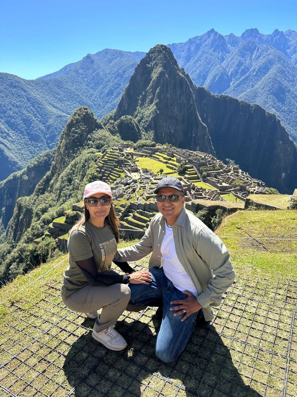 Avnish & Anita at Machu Picchu